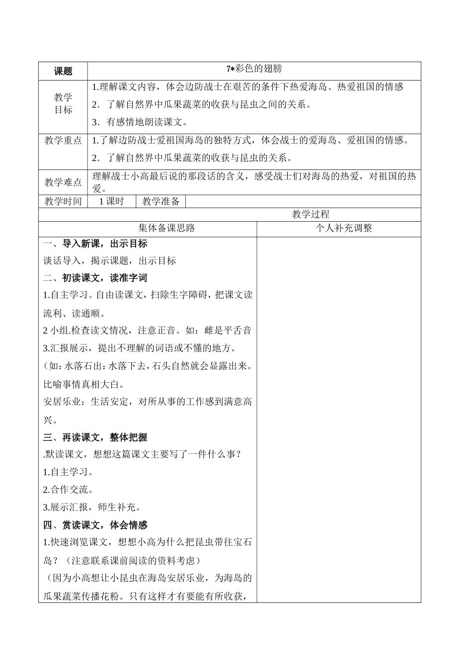 7-彩色的翅膀_第1页