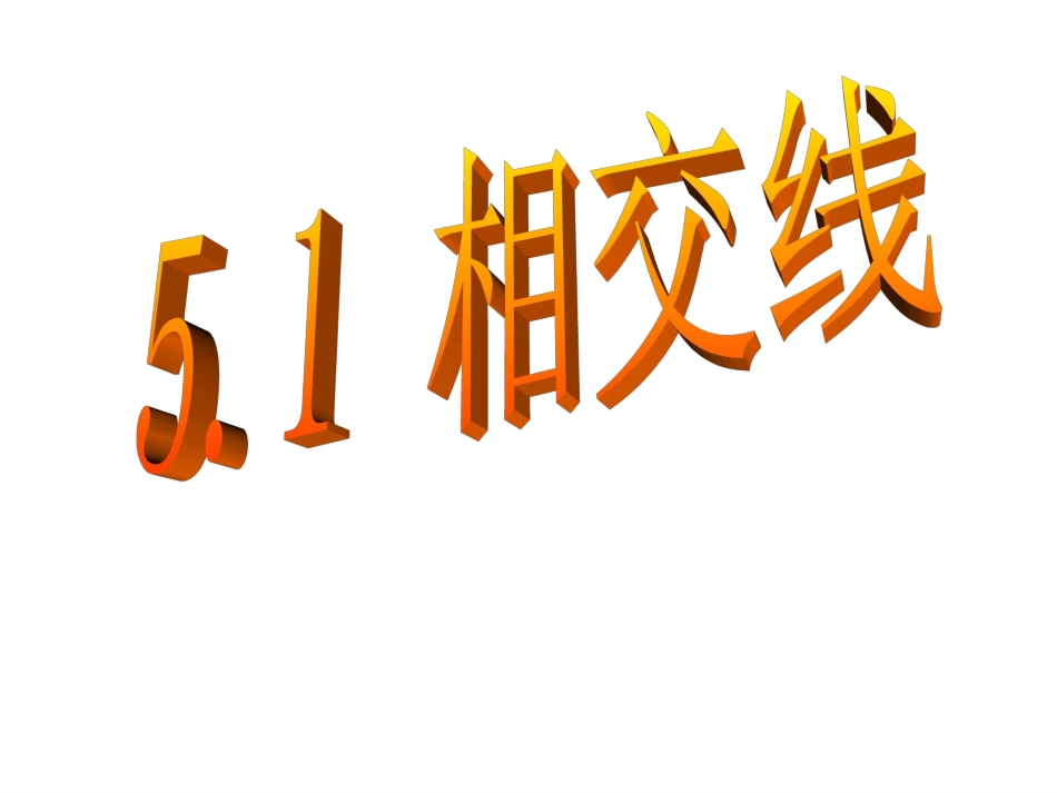 5.1.1相交线_第3页