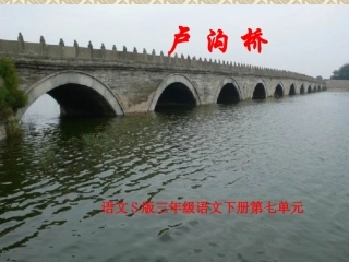 语文S版三下《卢沟桥》讲读