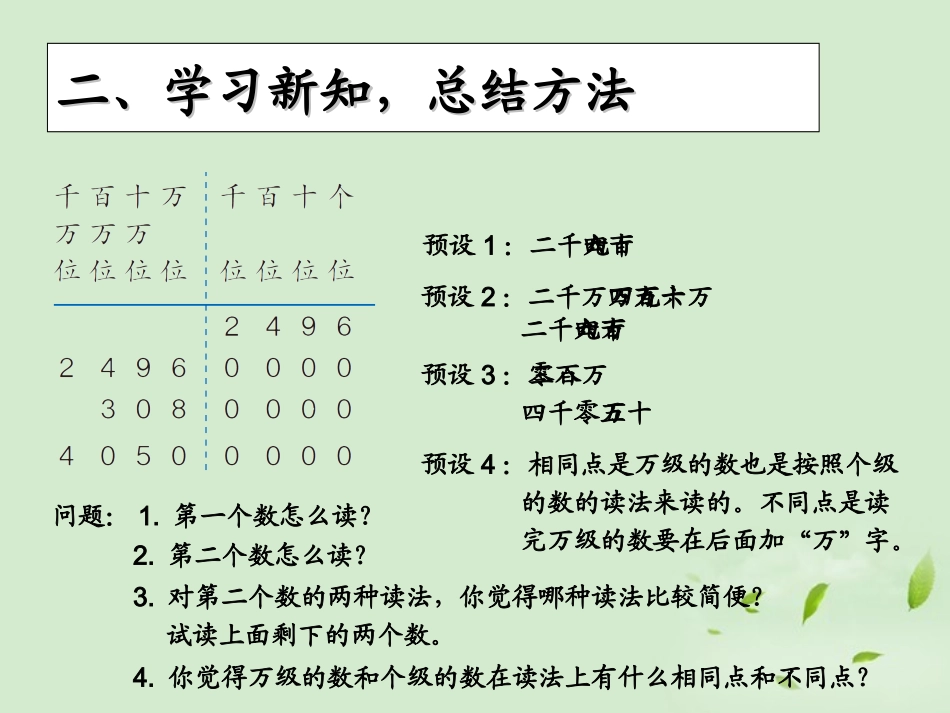 小学人教四年级数学《大数的认识》-(4)_第3页
