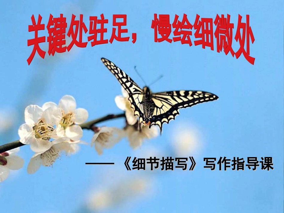 (部编)初中语文人教2011课标版七年级下册《抓住细节》写作指导课_第2页