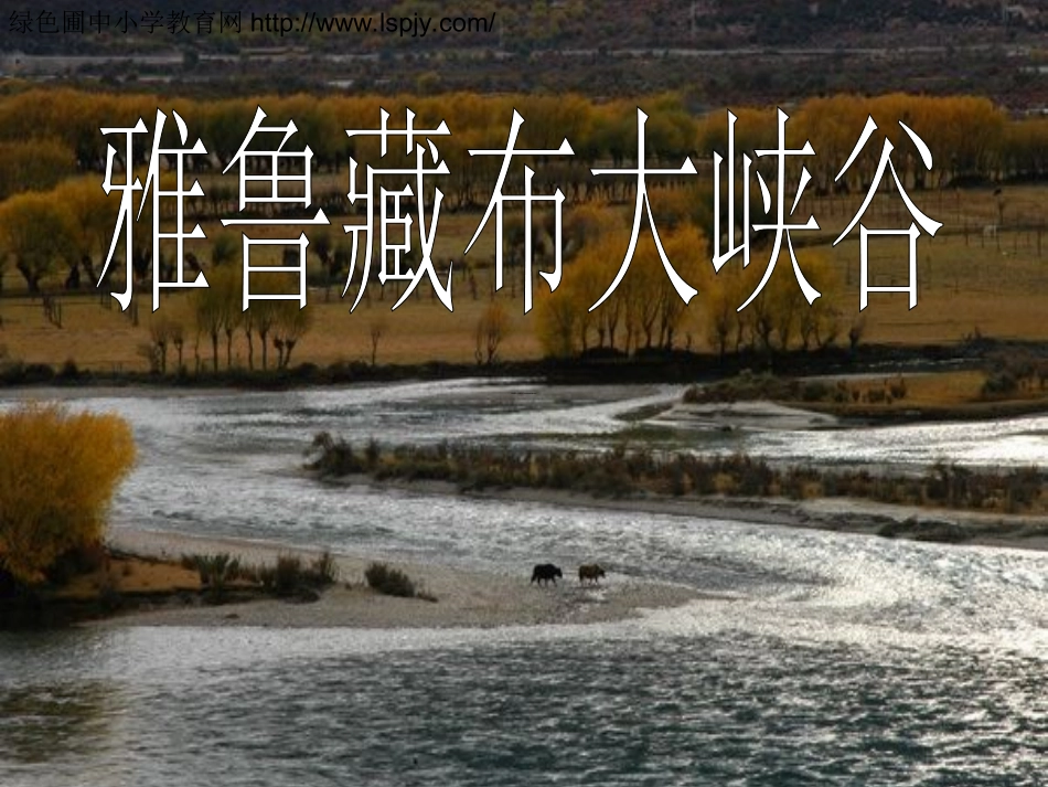 2.雅鲁藏布大峡谷PPT_第1页