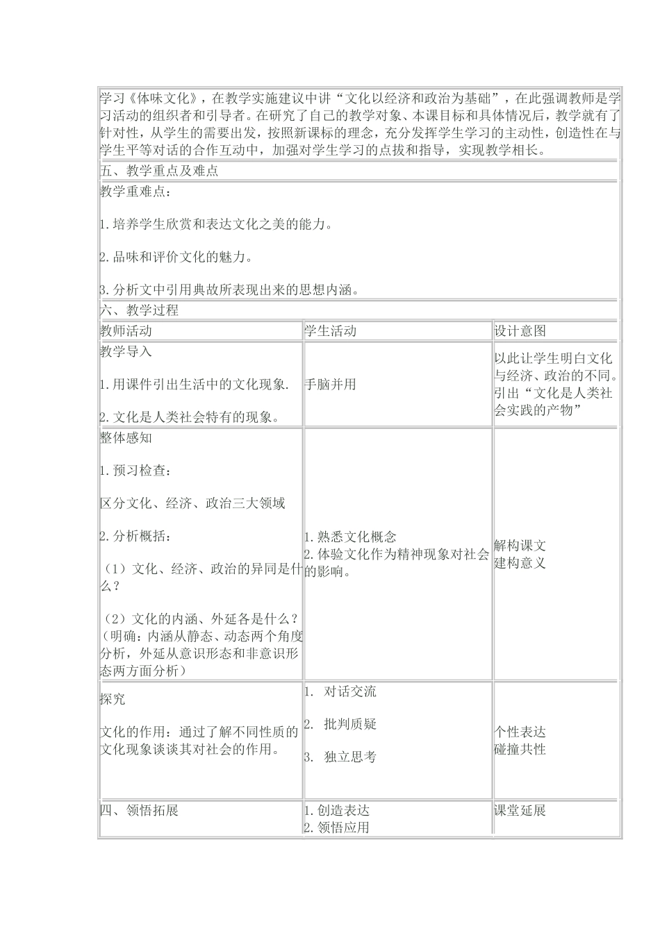体味文化教学设计_第2页