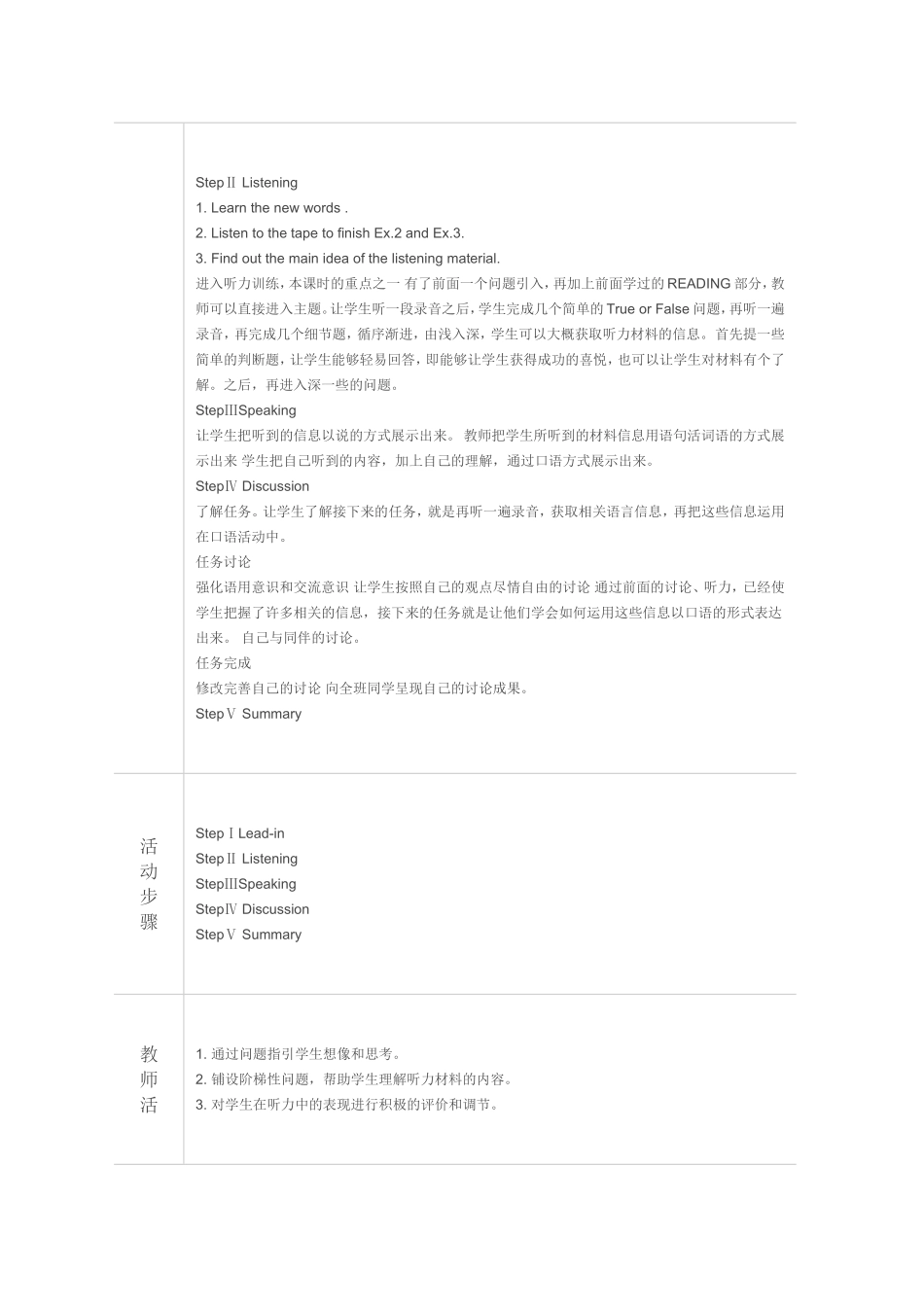 听力教学设计_第2页