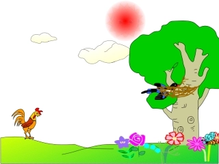 小母鸡种稻子 (2)
