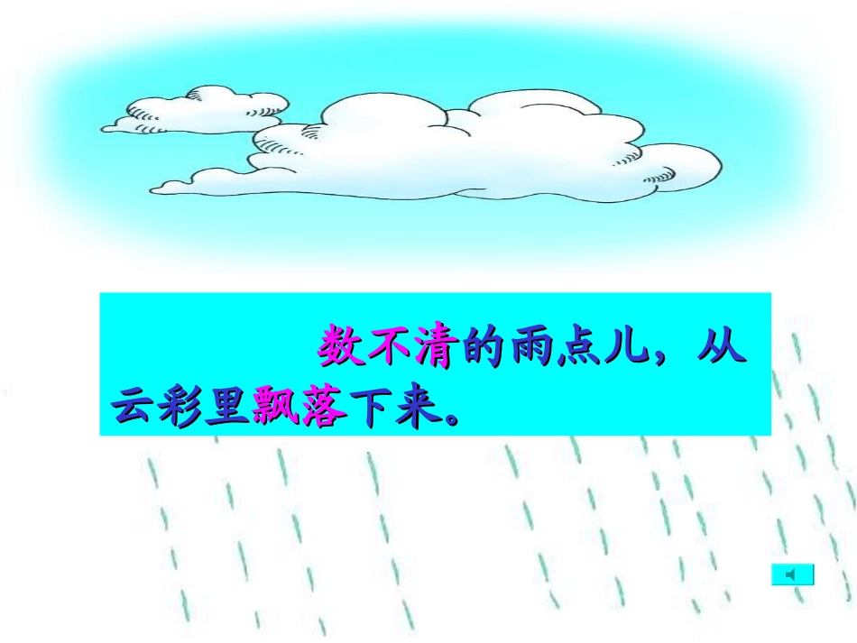 小学语文雨点儿PPT课件_第3页