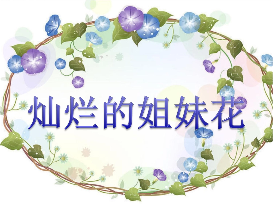 《12-灿烂的姐妹花》课件_第1页