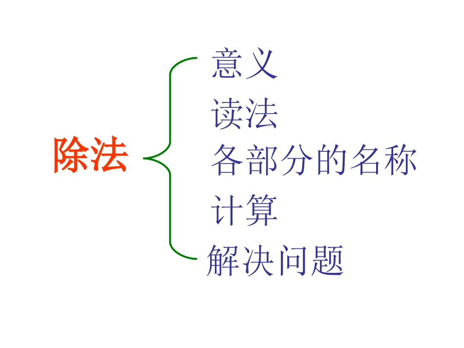 人教2011版小学数学二年级表内除法的复习_第2页