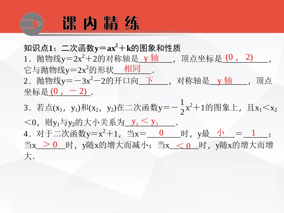 二次函数.1.3二次函数y=a(x-h)2+k的图象和性质(第1课时)-课件(1)_第3页