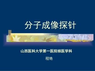 分子成像探针