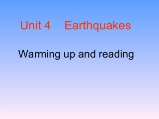 earthquake