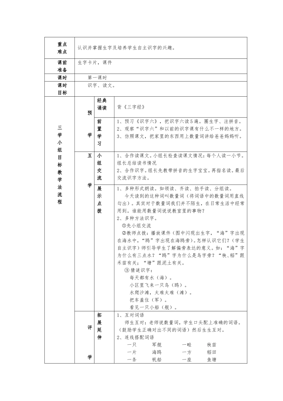 2015.4.14小学一年级下册第六单元教案_第2页