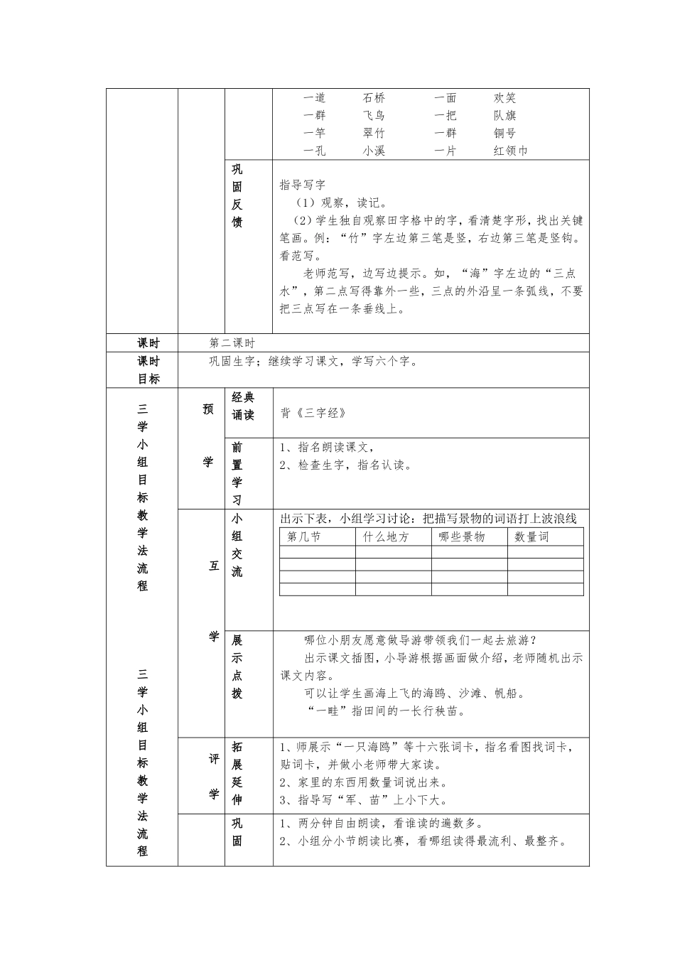 2015.4.14小学一年级下册第六单元教案_第3页