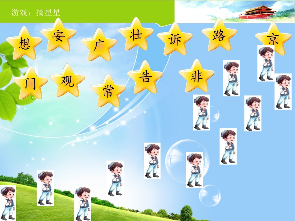 (部编)人教语文2011课标版一年级下册我多想去看看----课件_第2页