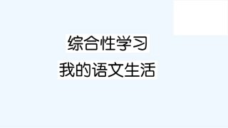 (部编)初中语文人教2011课标版七年级下册综合性学习---我的语文生活