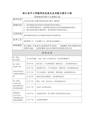 个人研修计划-(13)