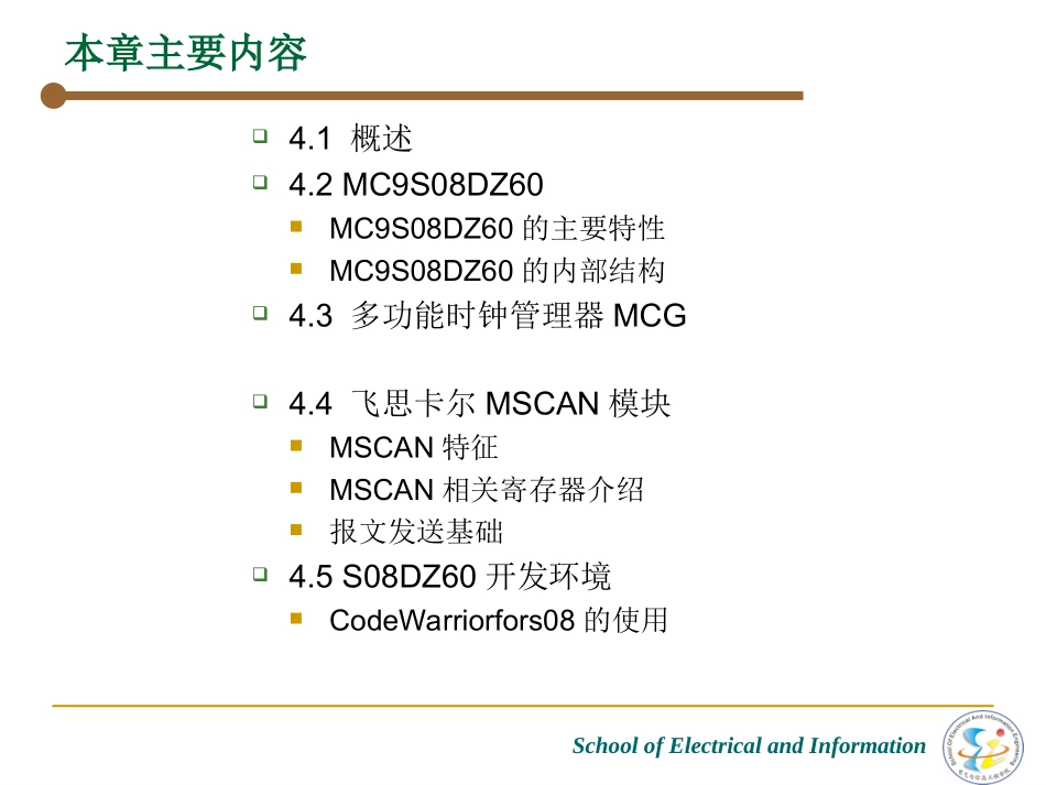 飞思卡尔控制器与MSCAN_精简版_第2页