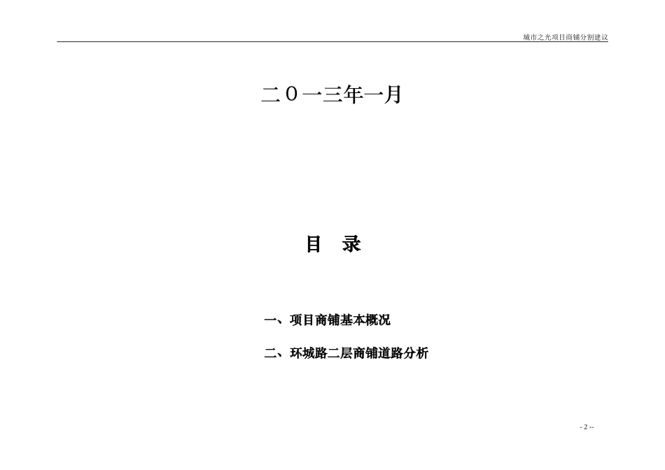 城市之光商铺分割建议-20130130_第2页