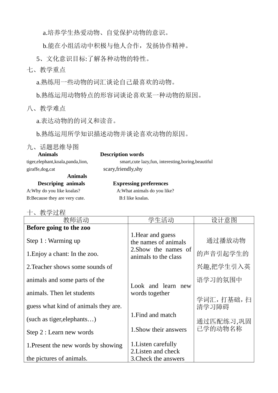 教学设计-Uint-5-Why-do-you-like-pandas-谭娟_第2页