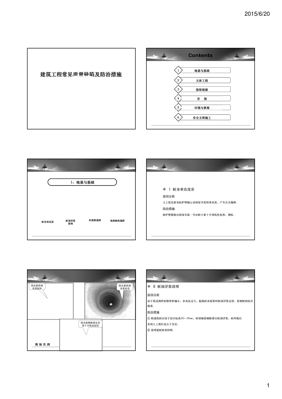 建筑工程常见质量缺陷及防治措施_第1页