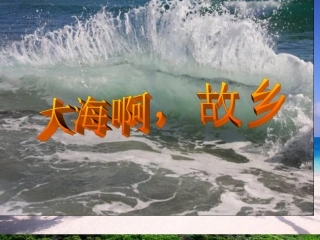10大海啊故乡