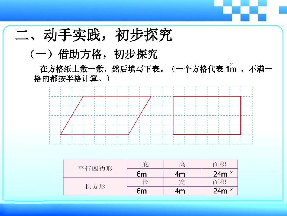 大峪五小-王花平-平行四边形的面积_第3页