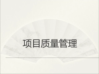 项目质量管理