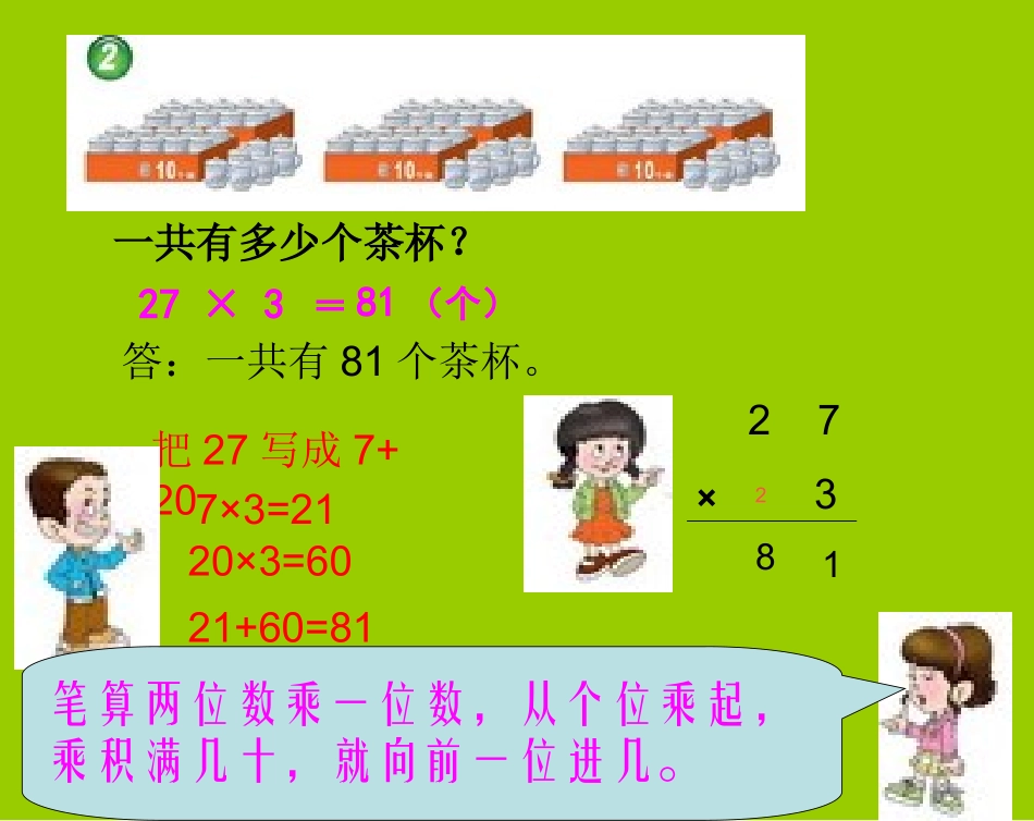 两位数乘一位数的笔算_第3页