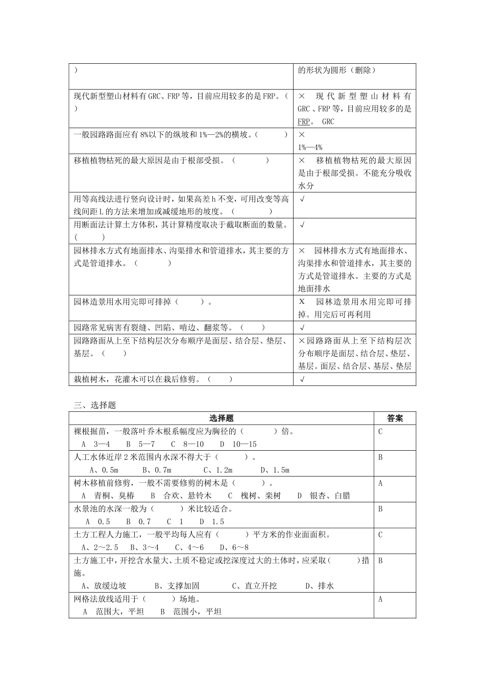 园林工程复习思考题_第3页