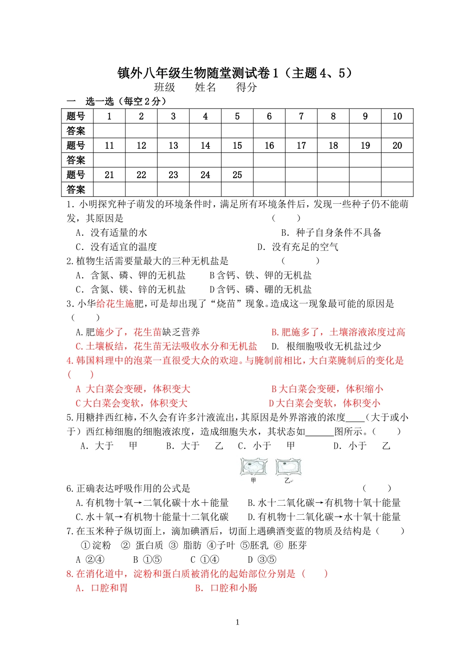 2015。4.23测试1(主题四、五)_第1页