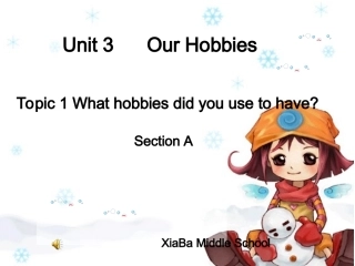 八年级Unit3Topic1SectionA