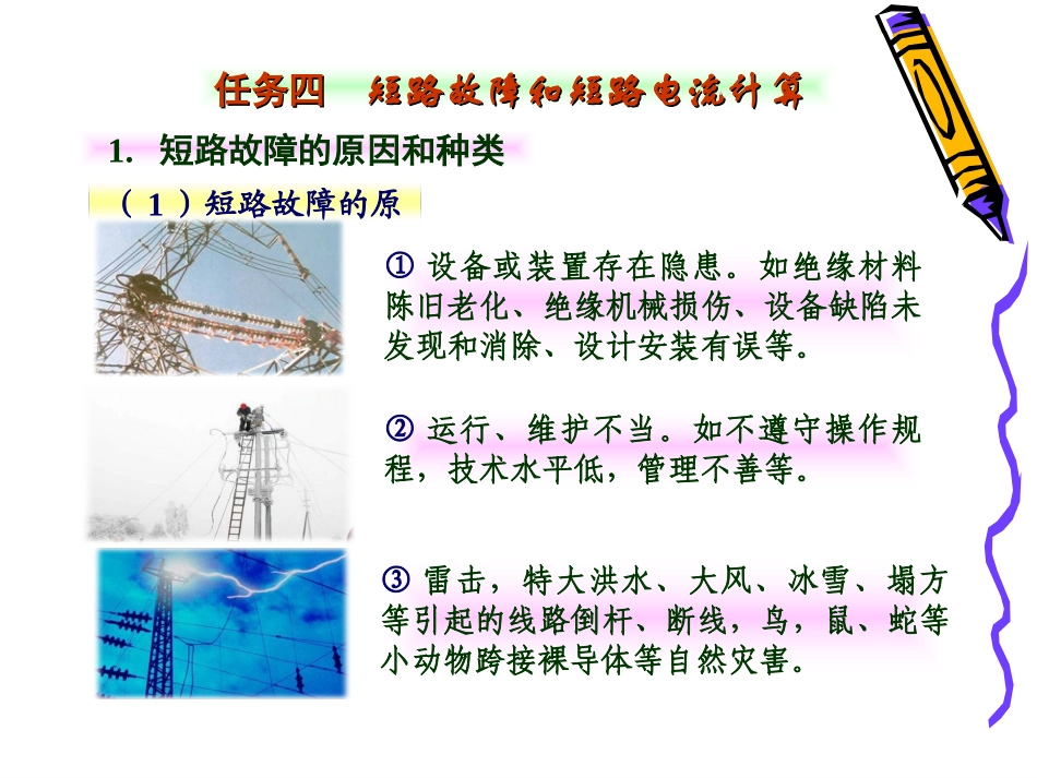 供配电技术短路电流的计算_第1页