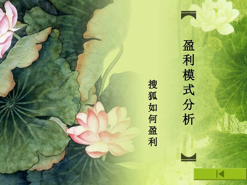 搜狐的盈利模式分析_第1页