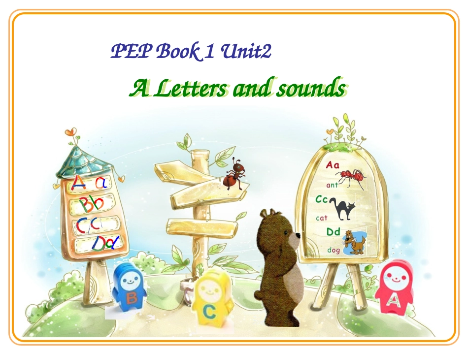 PEP-1-Unit-2A-Letters-and-sounds_第1页