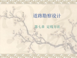 第七章定线方法