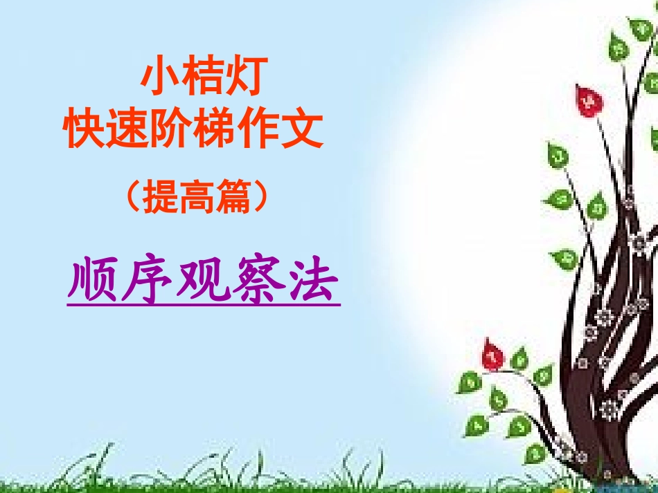 顺序观察法[1]_第1页