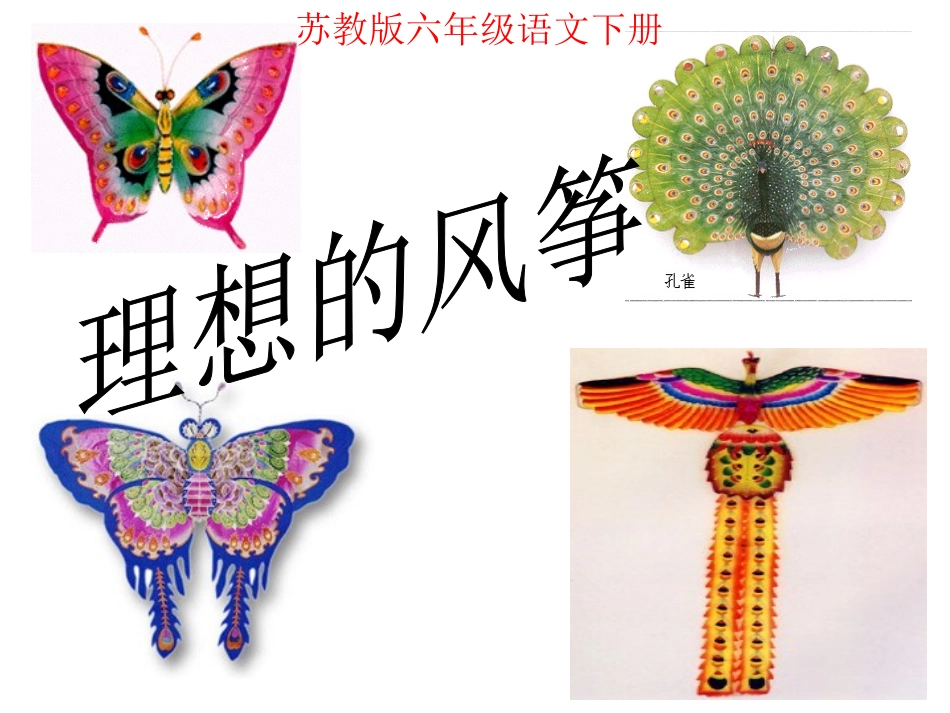 苏教版六年级下册语文《理想的风筝》课件PPT_第2页