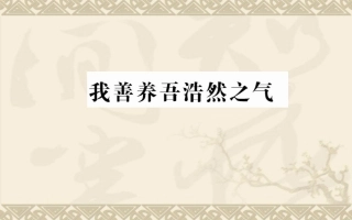 《我善养吾浩然之气》课件