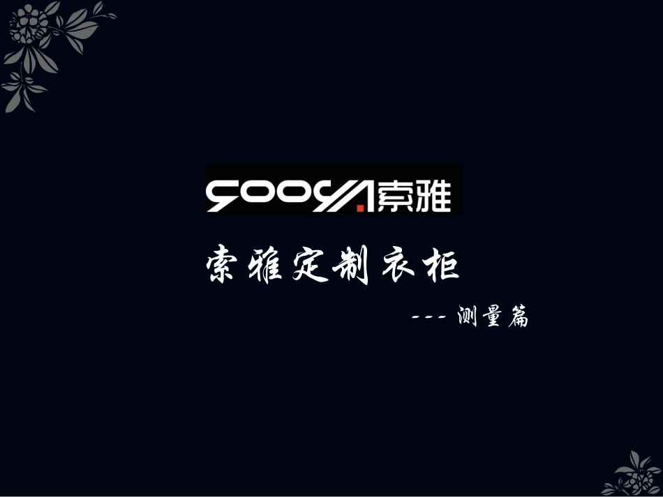 索雅衣柜测量篇_第1页