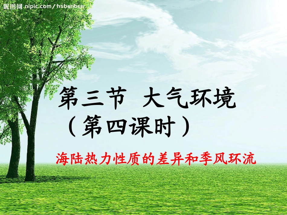 海陆热力差异 季风环流_第3页