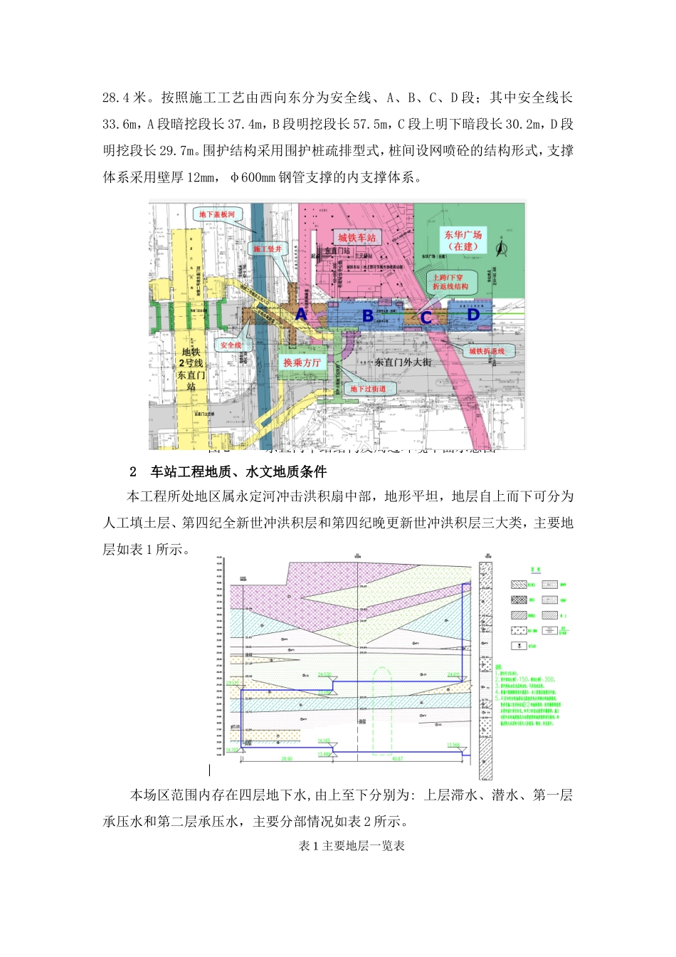 辐射井降水在东直门地铁深基坑中的应用_第2页