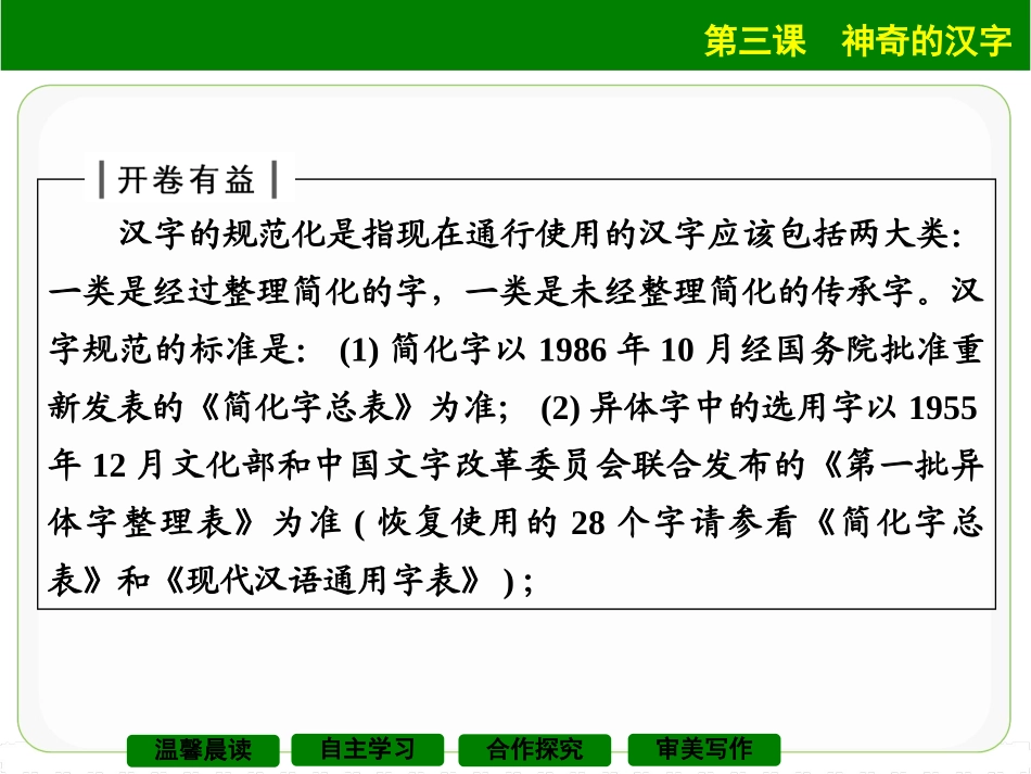 《规矩方圆——汉字的简化和规范》课件2_第2页