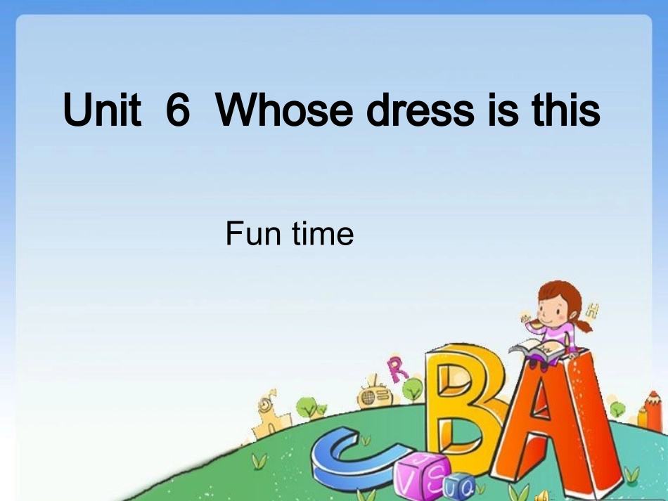 Unit6Whosedressisthis_第1页