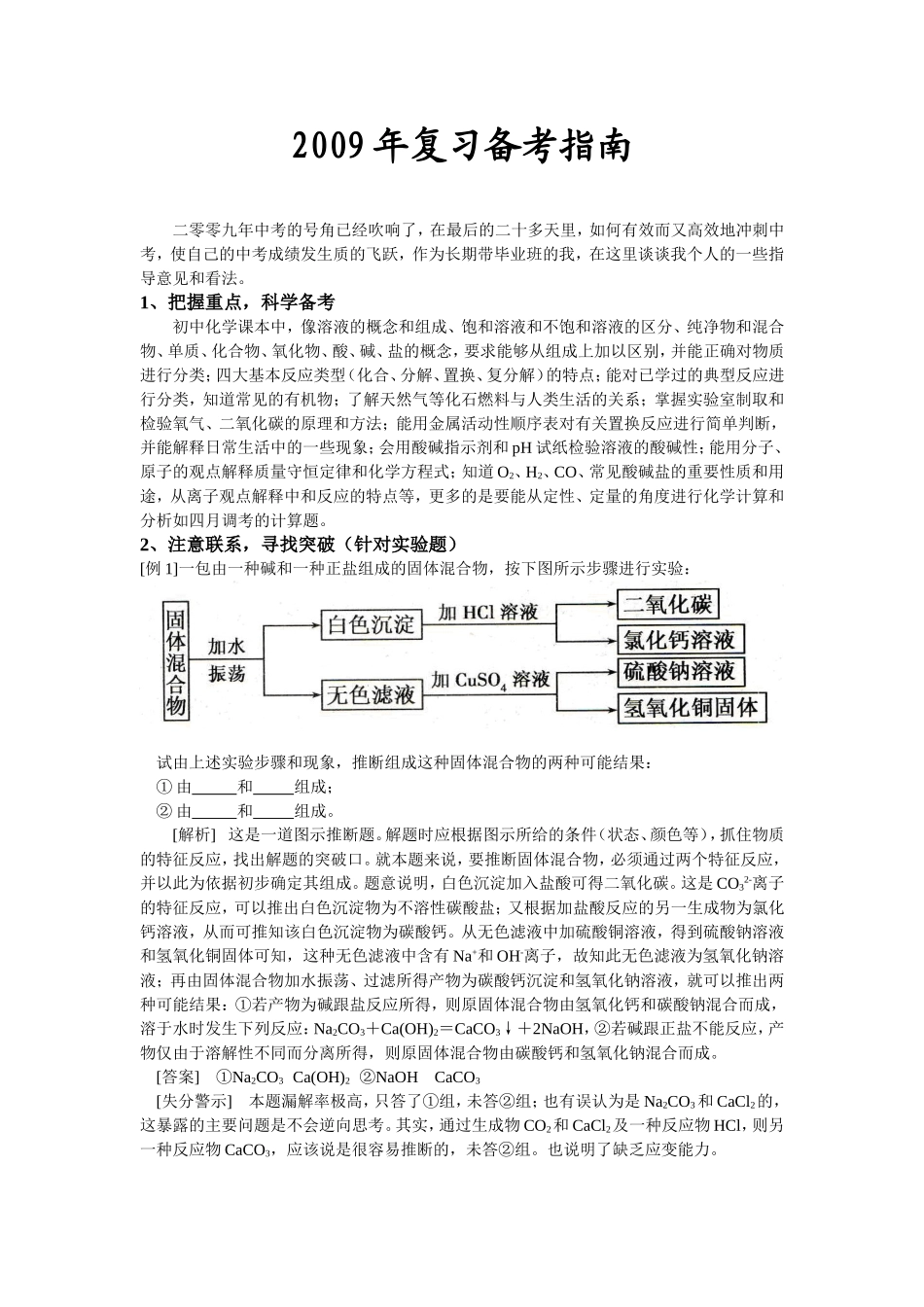 2009年复习备考指南_第1页