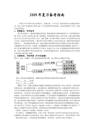 2009年复习备考指南