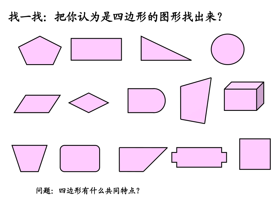 人教2011版小学数学三年级资料四边形课件_第3页