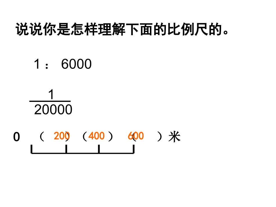 比例尺的应用_第1页