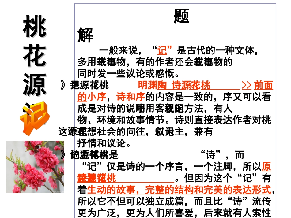 《桃花源记》PPt_第3页