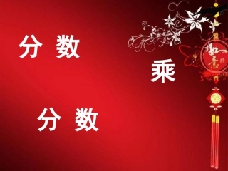 人教版六年级数学上册：分数乘分数ppt4