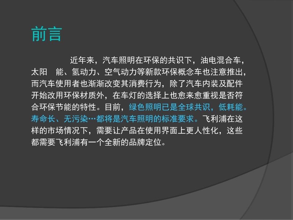 广告学--飞利浦汽车照明策划方案_第2页